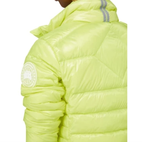 💯 Auth Canada goose Cypress packable Down Jacket Arctic Floral Limelight M - Picture 14 of 16